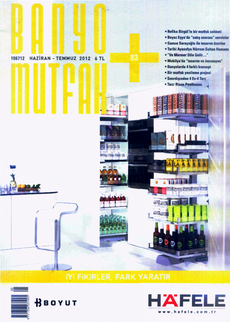 2012 yılı Banyo Mutfak dergi röportajı.